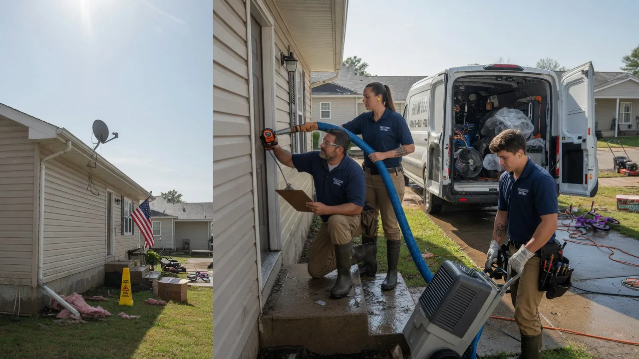 Ceiling Water Damage Restoration in Tinsley, MS near me